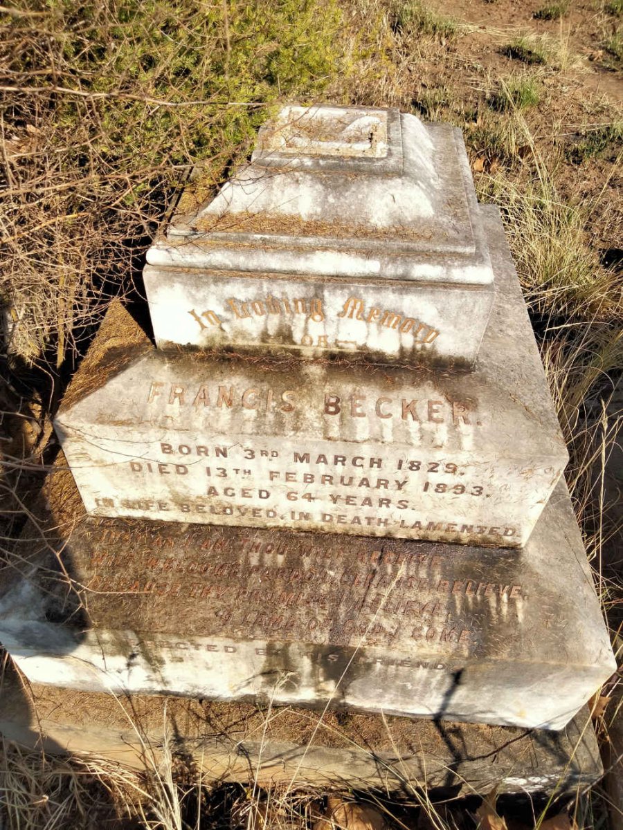 BECKER Francis 1829-1893