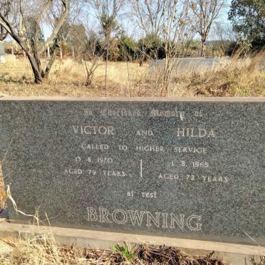 BROWNING Victor -1970 & Hilda -1965