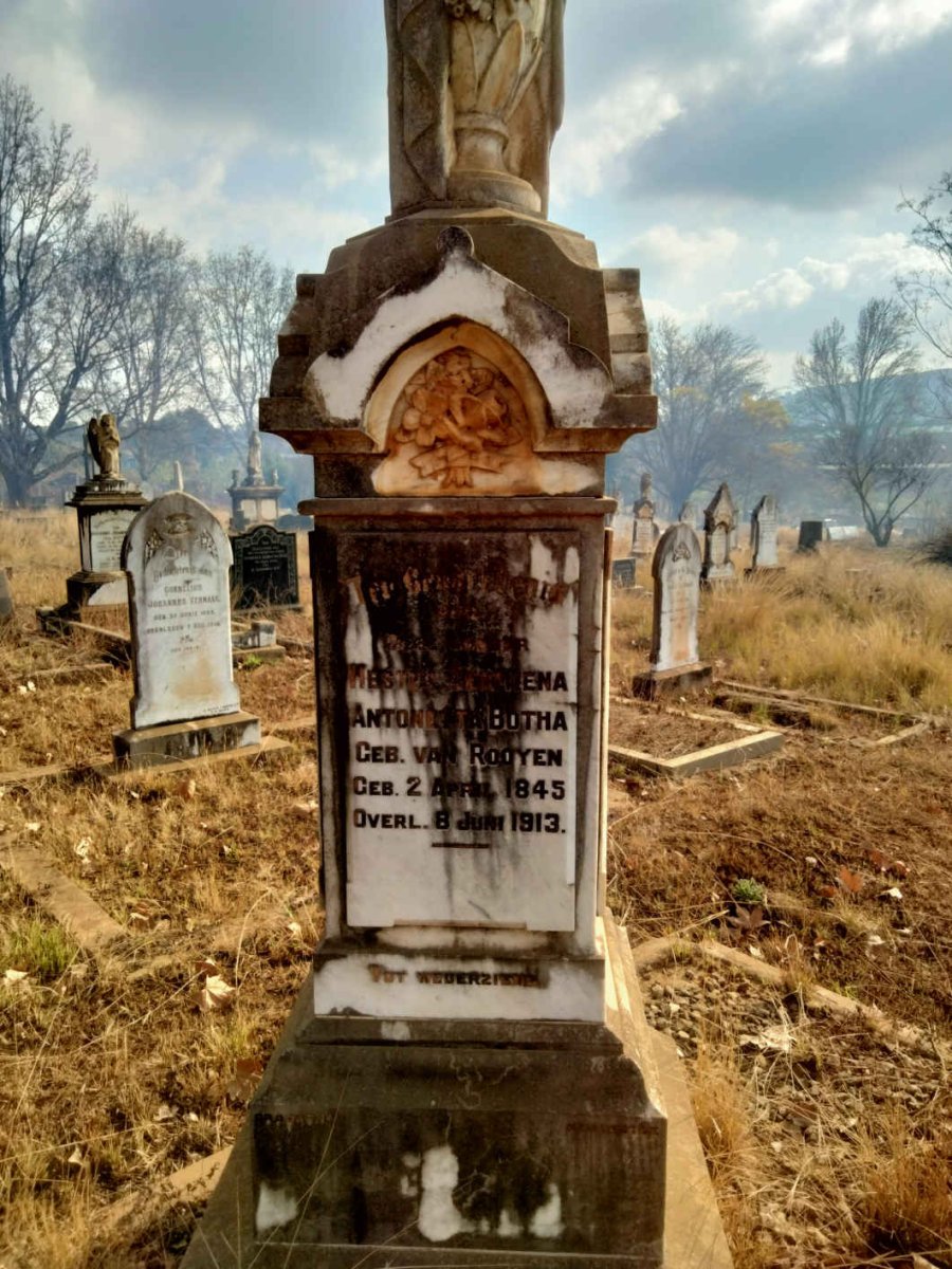 BOTHA Heste? Antonetta nee VAN ROOYEN 1845-1913