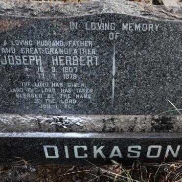 DICKASON Joseph Herbert 1907-1978