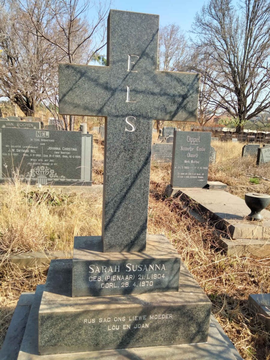 ELS Sarah Susanna nee PIENAAR 1904-1970