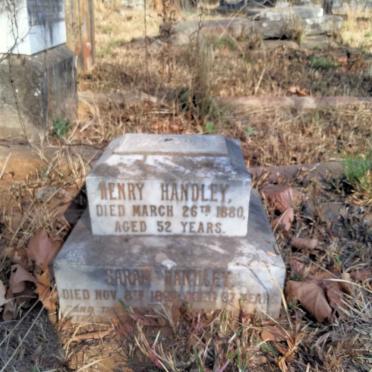 HANDLEY Henry -1880 & Sarah -1895