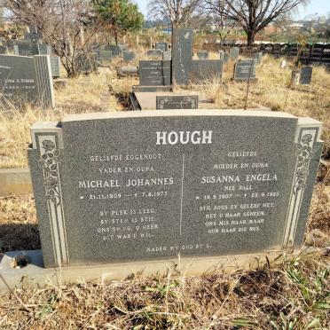 HOUGH Michael Johannes 1909-1973 & Susanna Engela RALL 1907-1985