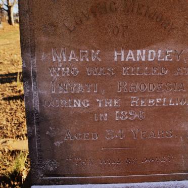 HANDLEY Mark -1896