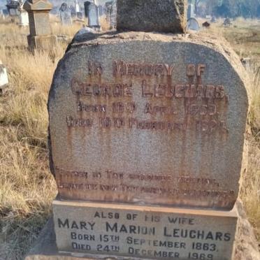 LEUCHARS George 1859-1924 & Mary Marion 1863-1969