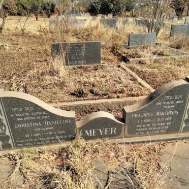 MEYER Philippus Marthinus 1888-1975 & Christina Danielina nee GILMORE 1894-1968