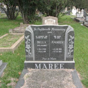 MAREE Andries 1930-2003 &amp; Bella ERASMUS 1932-1991