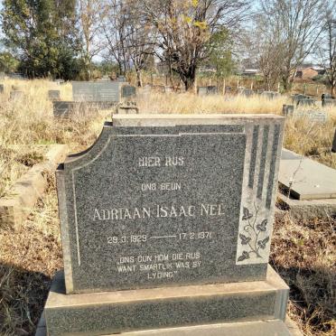 NEL Adriaan Isaac 1929-1971