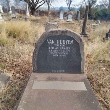 ROOYEN Leo Alexander, van 1898-1974