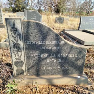REYNEKE Petronella Magaretha 1889-1972