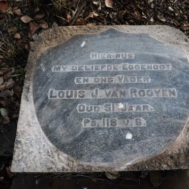 ROOYEN Louis J., van 
