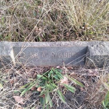 SLABBERT G.M.A.