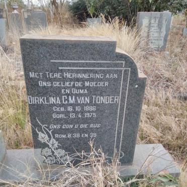 TONDER Dirklina C.M., van 1886-1975