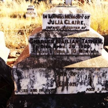 TATHAM Julia Claire -1900