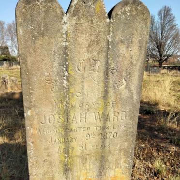 WARD Josiah -1870