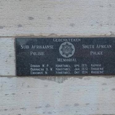 4. Memorial: South Africa Police 