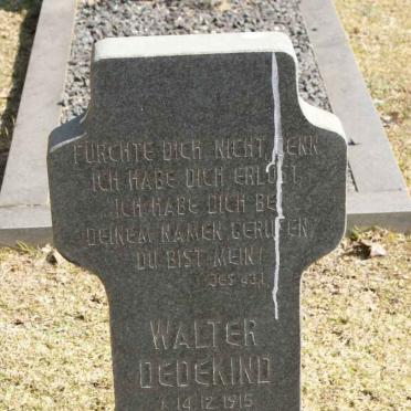 DEDEKIND Walter 1915-1994