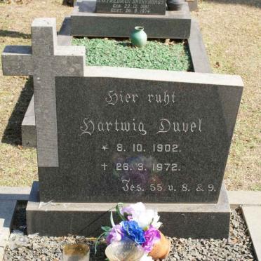 DUVEL Hartwig 1902-1972