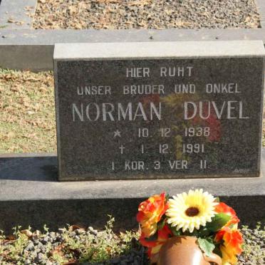 DUVEL Norman 1938-1991
