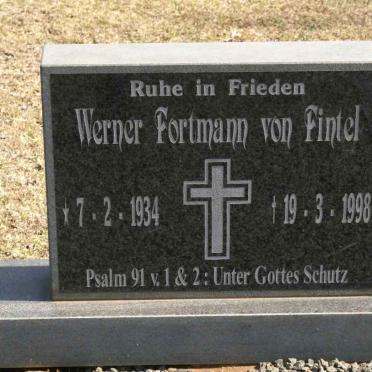 FINTEL Werner Fortmann, von 1934-1998