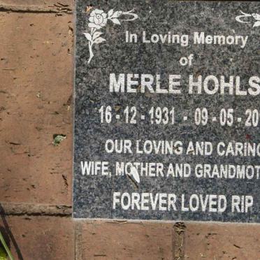 HOHLS Merle 1931-2010