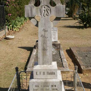 HOHLS E.F.H. 1878-1924