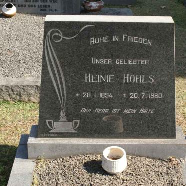 HOHLS Heinie 1894-1980