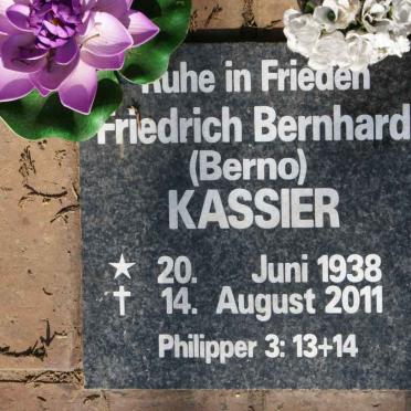 KASSIER Friedrich Bernhard 1938-2011