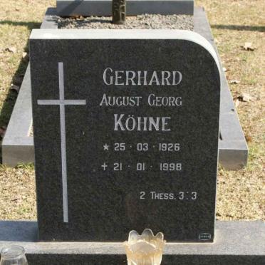 KOHNE Gerhard August Georg 1926-1998