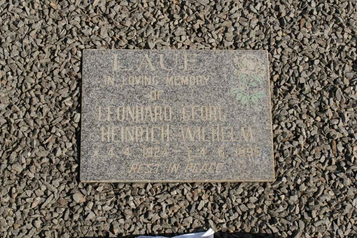 LAUE Leonhard Georg Heinrich 1924-1995