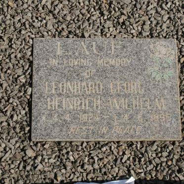 LAUE Leonhard Georg Heinrich 1924-1995