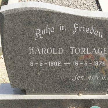 TORLAGE Harold 1902-1972