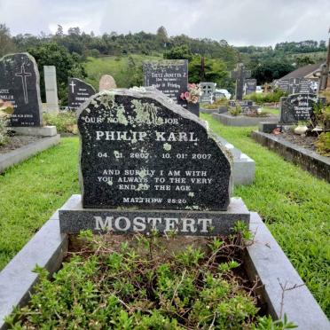 MOSTERT Philip Karl 2007-2007