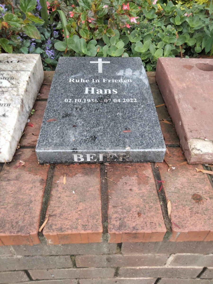 BEIER Hans 1936-2022