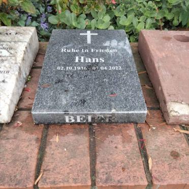 BEIER Hans 1936-2022