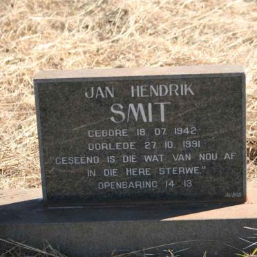 SMIT Jan Hendrik 1942-1991