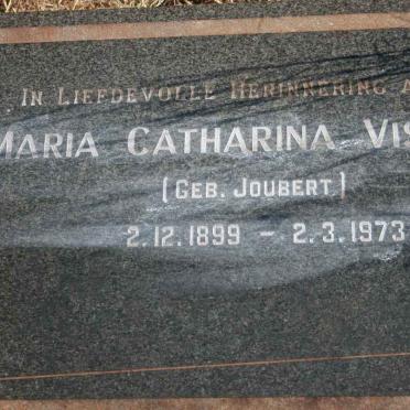 VISAGIE Maria Catharina nee JOUBERT 1899-1973