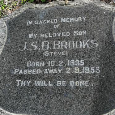 BROOKS J.S.B. 1935-1955