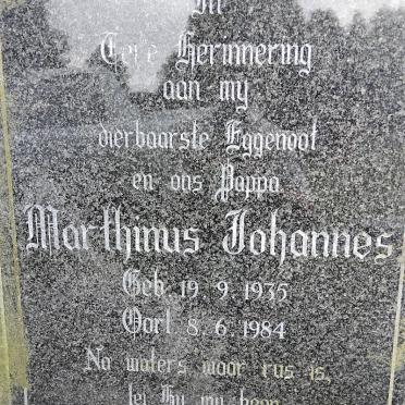 BOTHA Marthinus Johannes 1935-1984