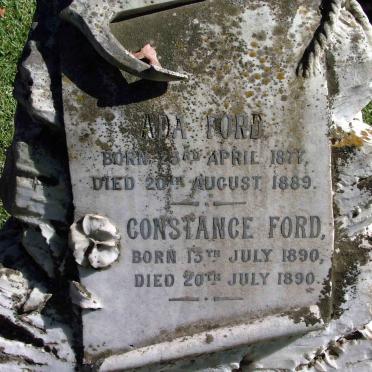 FORD Ada 1877-1889 :: FORD Constance 1890-1890