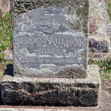 JONES Hergust William -1951