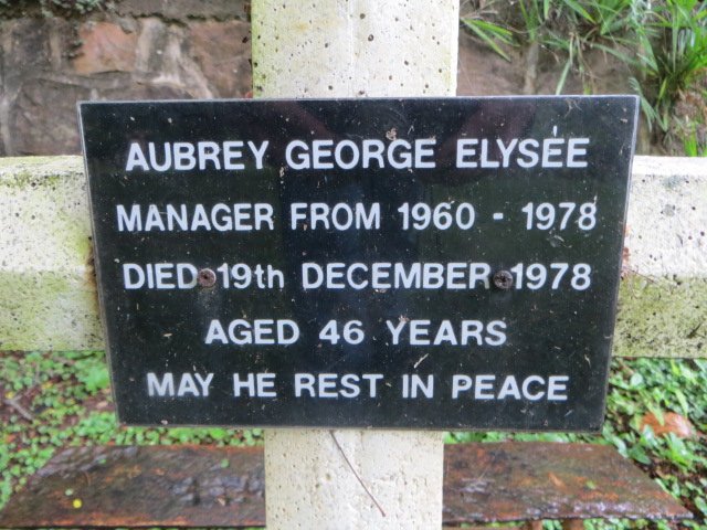 ELYSEE Aubrey George -1978