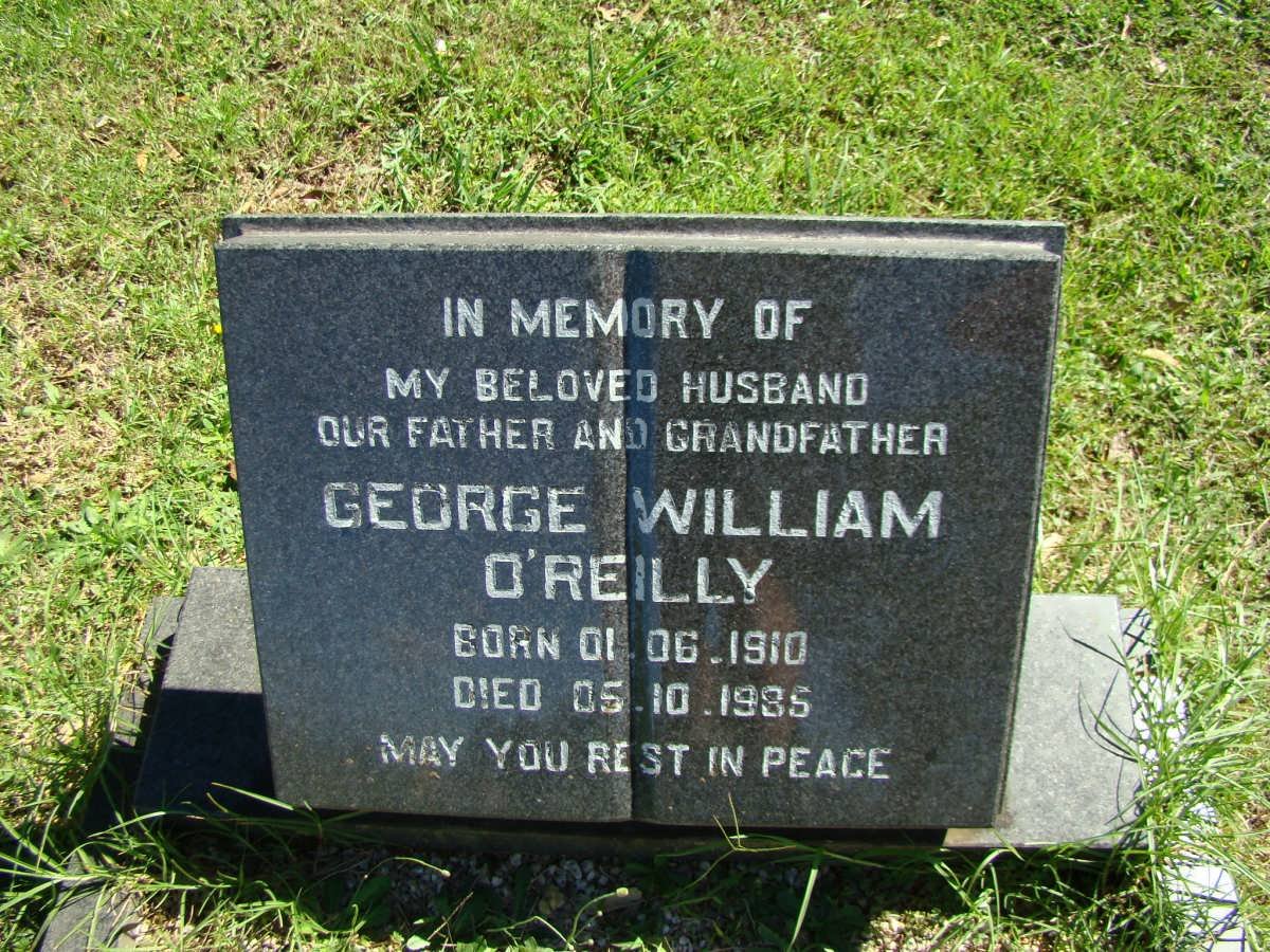 O'REILLY George William 1910-1985