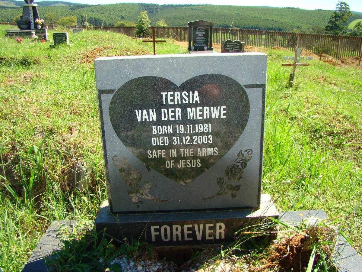MERWE Tersia, van der 1981-2003
