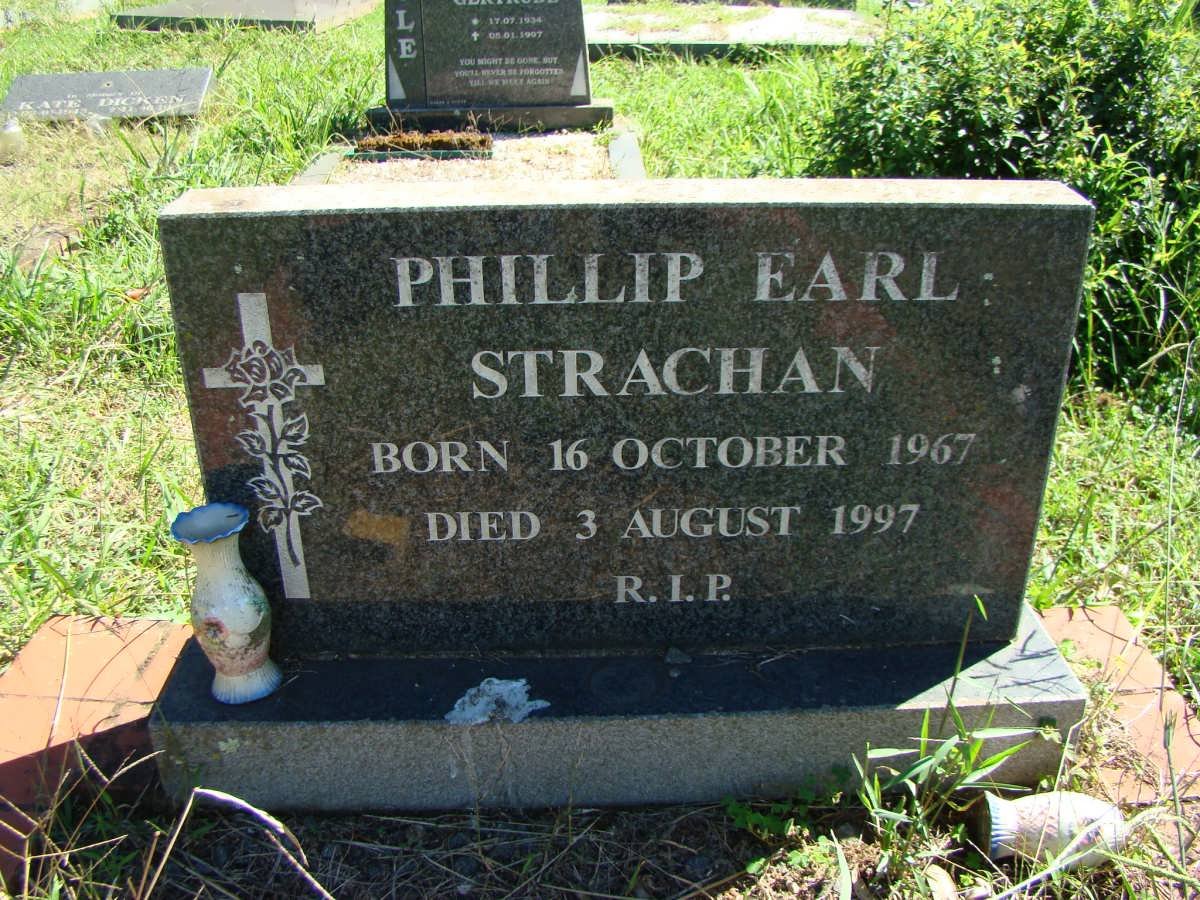 STRACHAN Phillip Earl 1967-1997