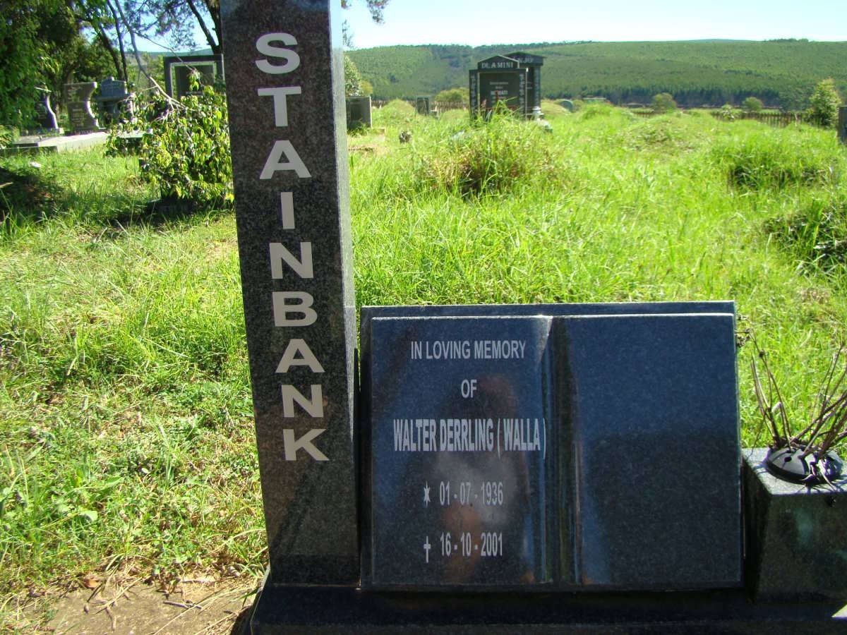 STAINBANK Walter Derrling 1936-2001