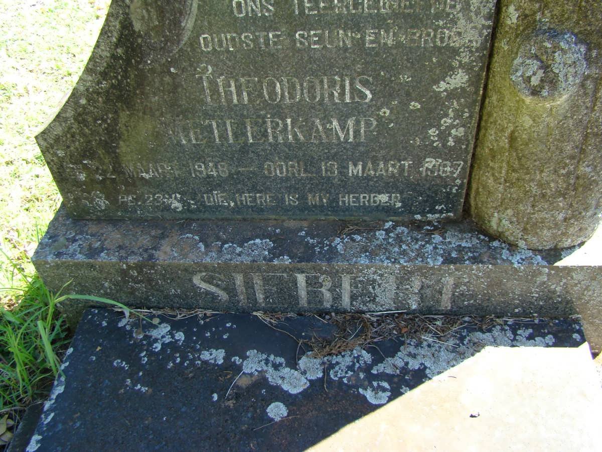 SIEBERT Theodoris Metterkamp 1948-1967