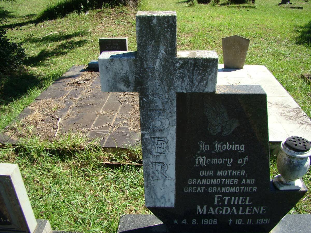 FABER Ethel Magdalene 1906-1991
