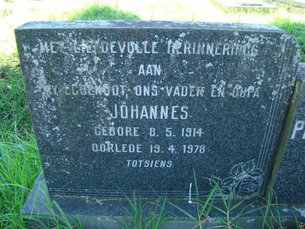 PRETORIUS Johannes 1914-1978