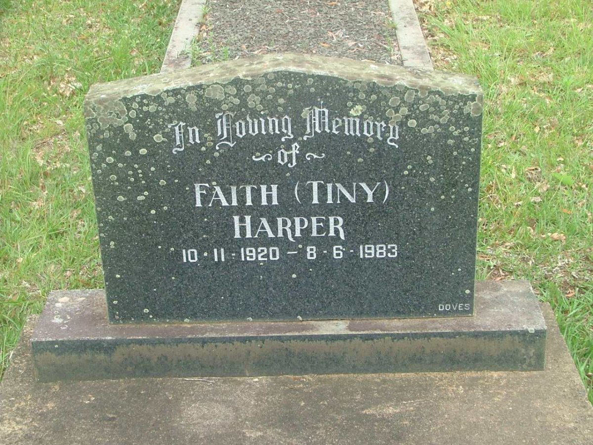 HARPER Faith 1920-1983